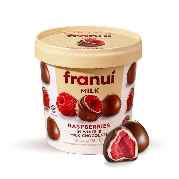 Franui Clásico: Chocolate blanco + chocolate con leche